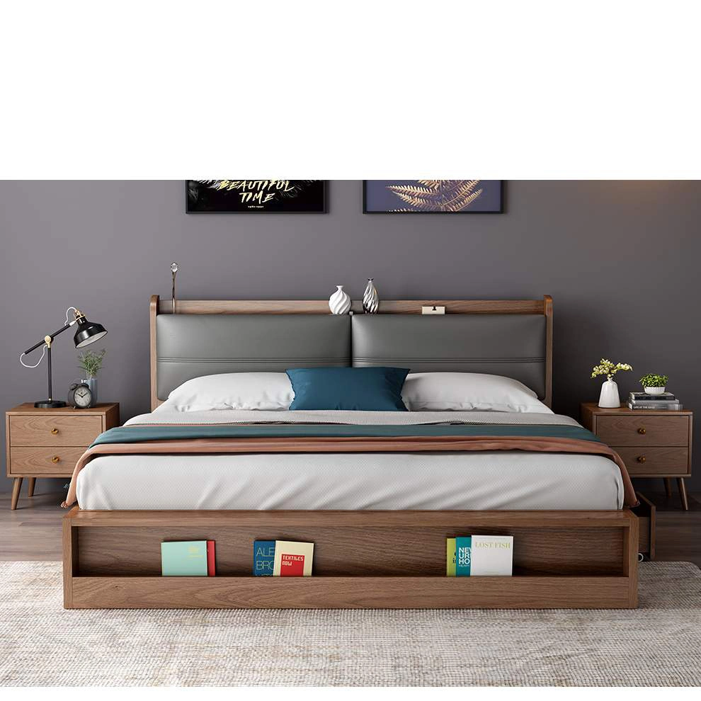 Moderne Möbel für Nordic Home Schlafzimmer Möbel Holz Melamin MDF Schlafzimmer Sätze