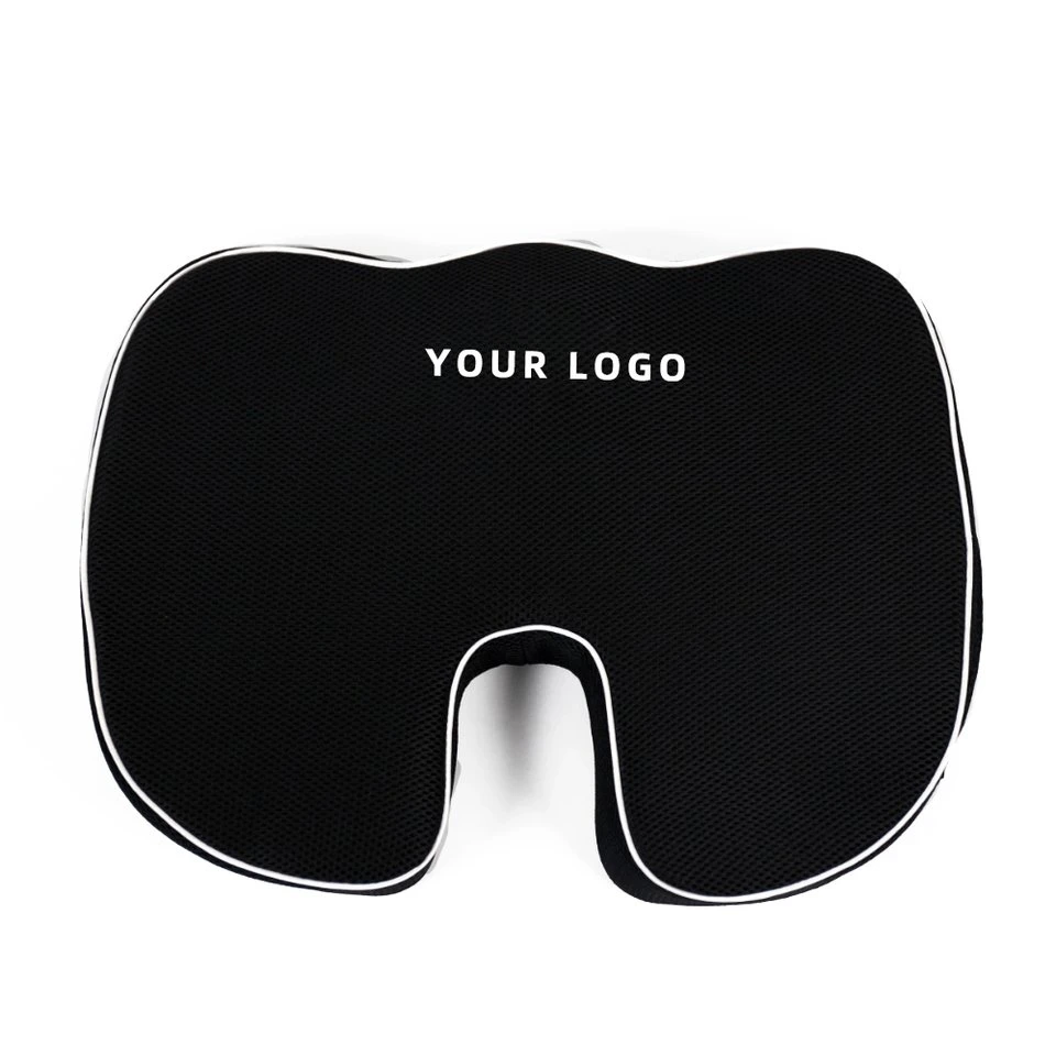 Customization Logo Comfortable Breathable Memory Foam Lumbar Pillows & Seat Cushions