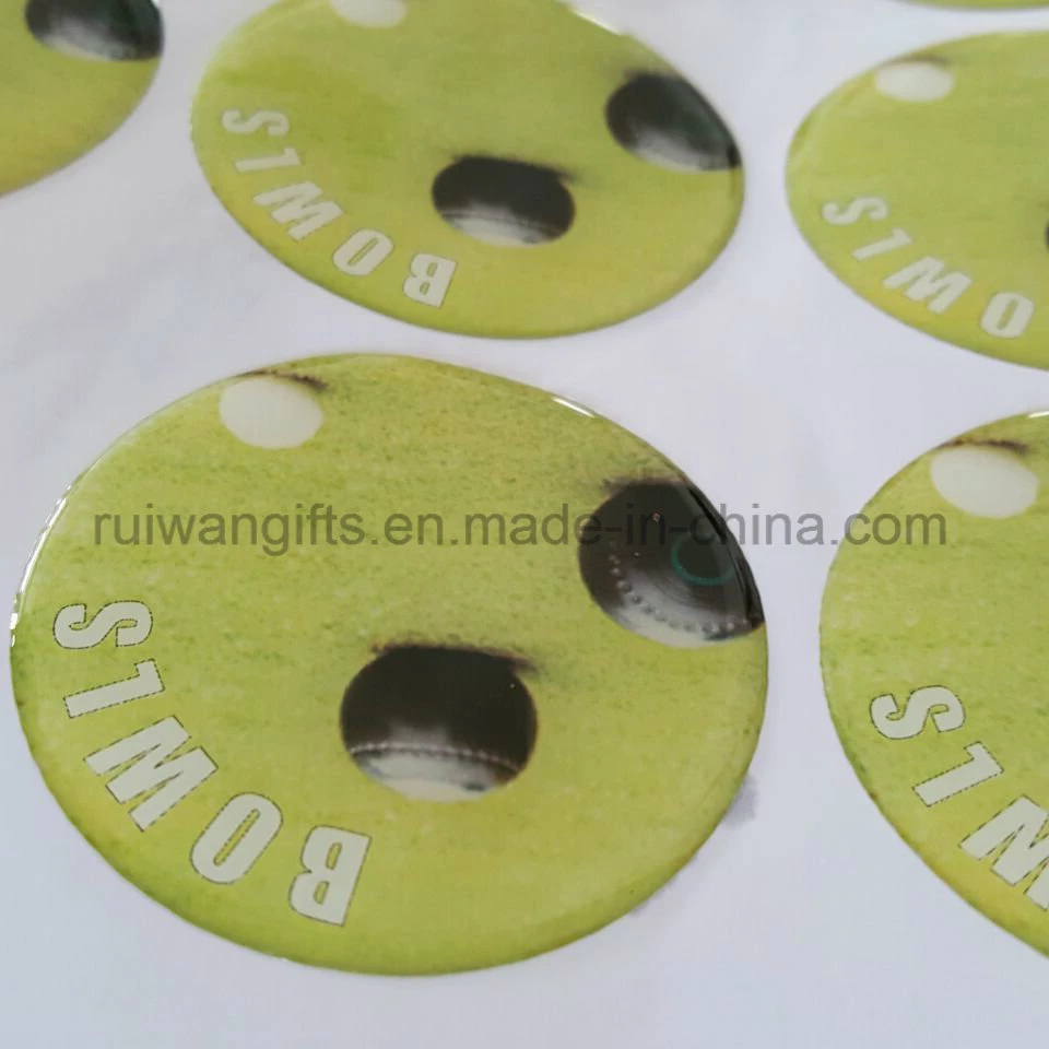 Cheap 3D Epoxy Label Sticker with Domed Shape