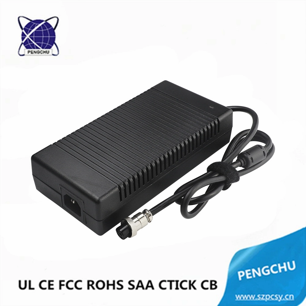 UL CE FCC RoHS SAA CB Listed24V 9.2A 220W AC DC Power Adapter/Power Supply with PFC Function