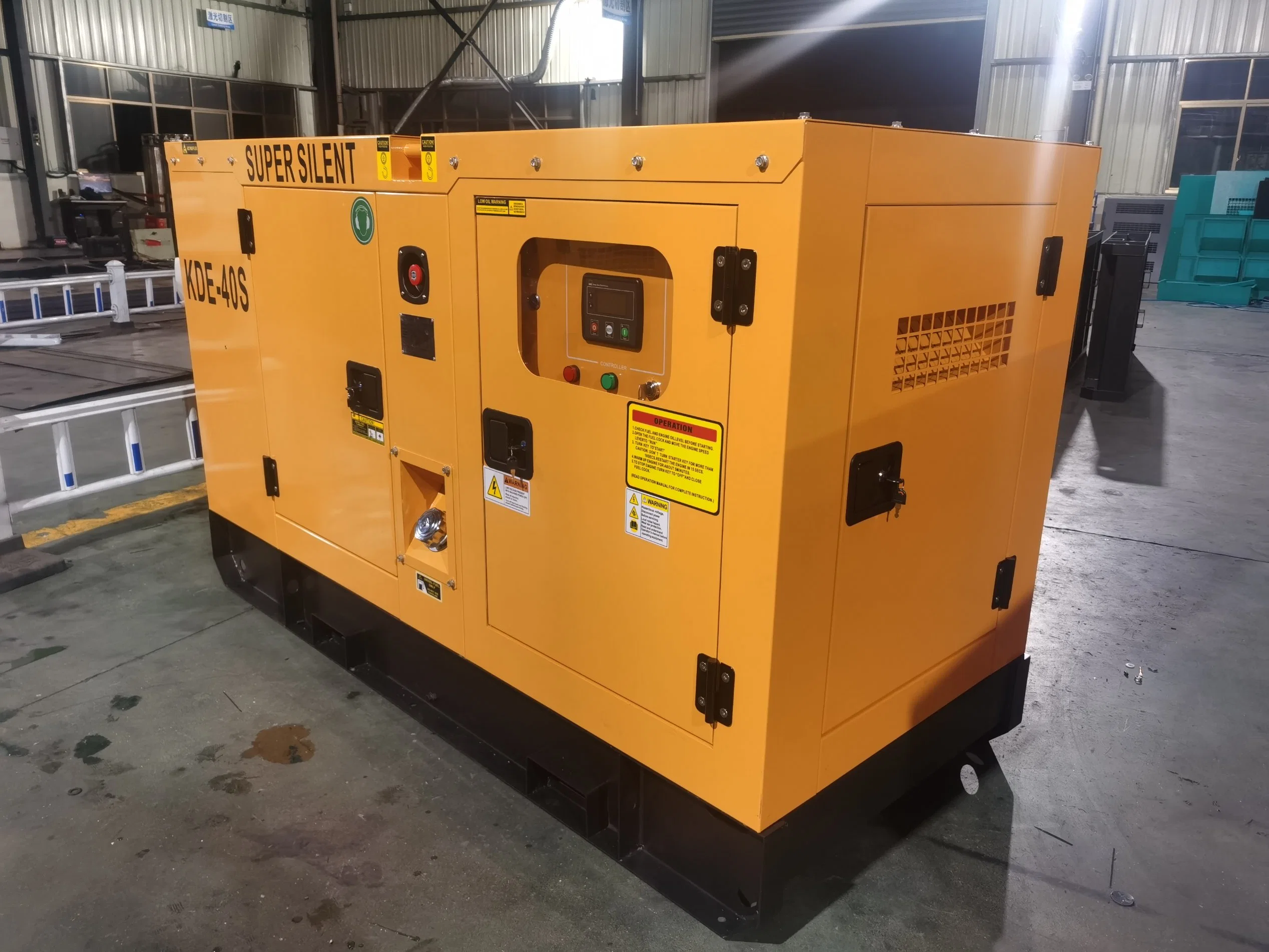 High quality/High cost performance Silenced Diesel Engine Generator Set for Water Pump in Shandong