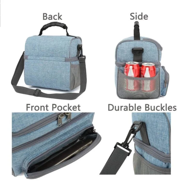 New Fashion Portable Multi-Color Adult Lunch Thermal Picnic Cooler Bag