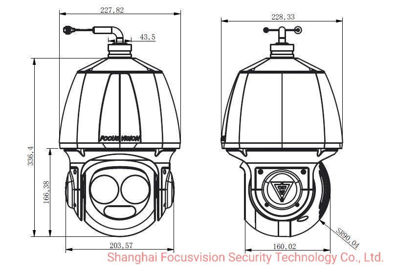 CCTV Security Camera 2MP 32X Night Vision Outdoor Starlight IR Infrared Laser IP Speed Dome Exposure Compensation