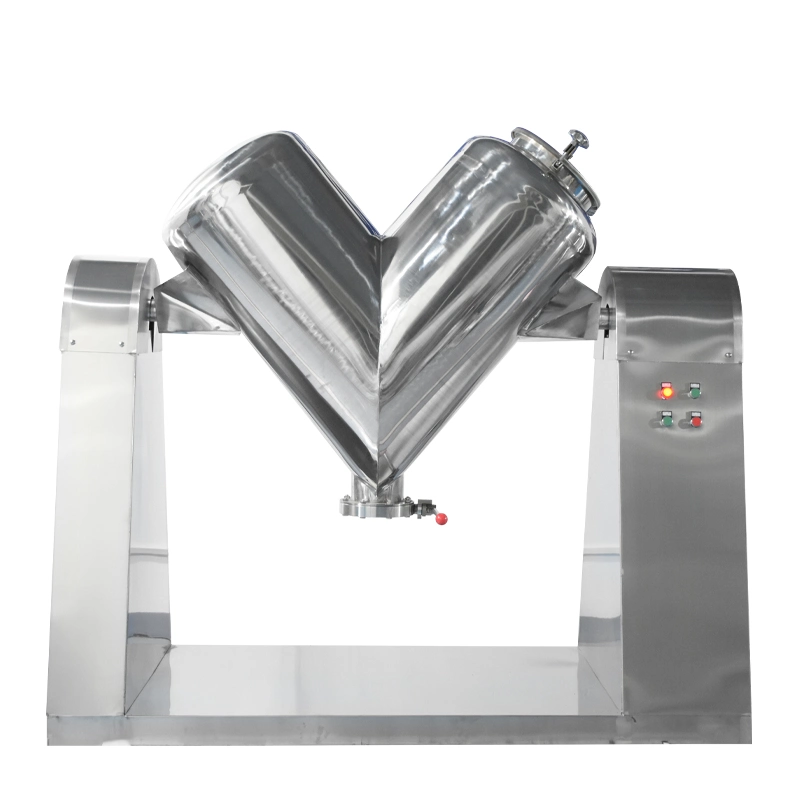 Stainless Steel V Shaped Asymmetrical Cylinder Mixer Vh300 Powder Mixing Machine