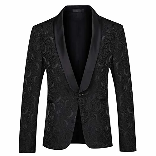 Elegante Herren Jacquard-Anzug-Set ideal für formelle Veranstaltungen und Feiern