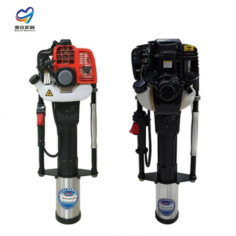 2023 New Hot Sale 55 mm 75 mm 100 mm 150 mm Pile Driver Handheld Gasoline Powered Pile Driver