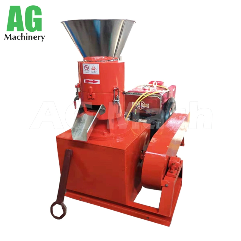 Diesel Type Rice Husk Pellet Machine Wood Granulator Maker Mill