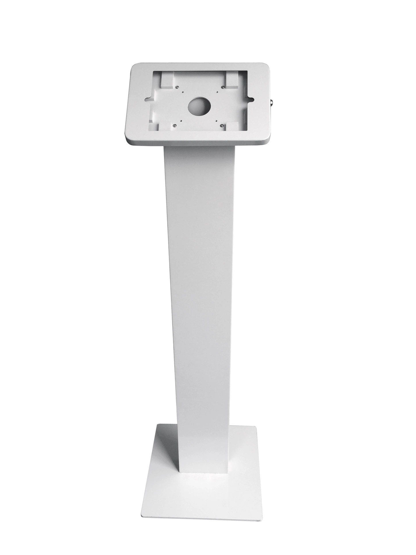 Freestanding iPad Kiosk Stand Enclosure with Lockable Mechanism Design