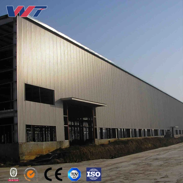 Easy Build Prefabricated Steel Structure Hangar/Workshop/Warehouse with Crane