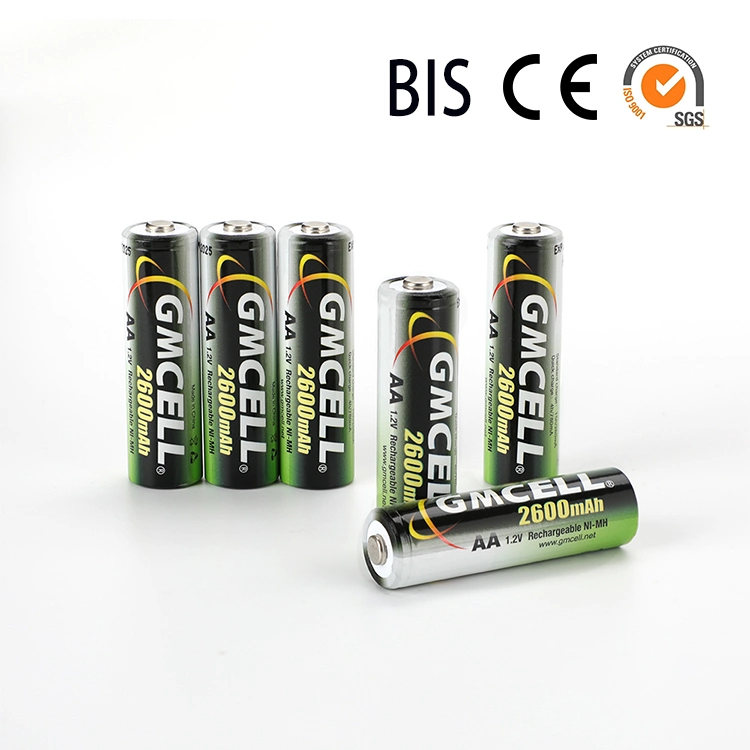 ISO Professional Factory with Low Price 1, 2 V AA AAA NiMH Battery