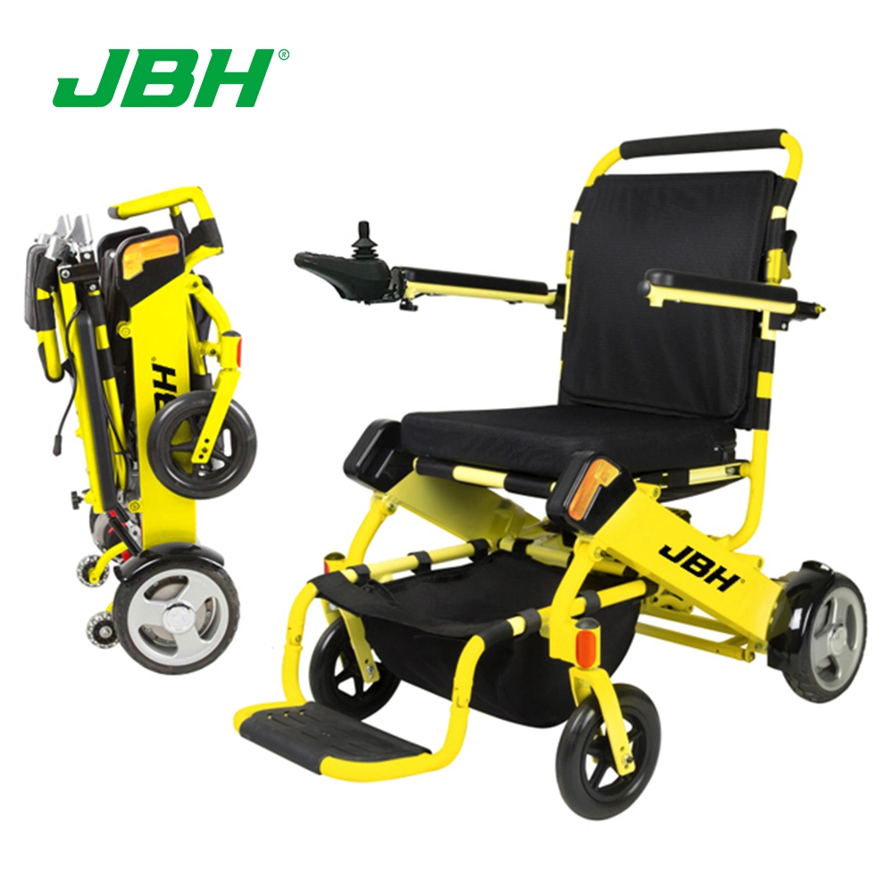 Silla de ruedas JBH D05 silla de ruedas plegable eléctrica portátil de alta calidad ligera