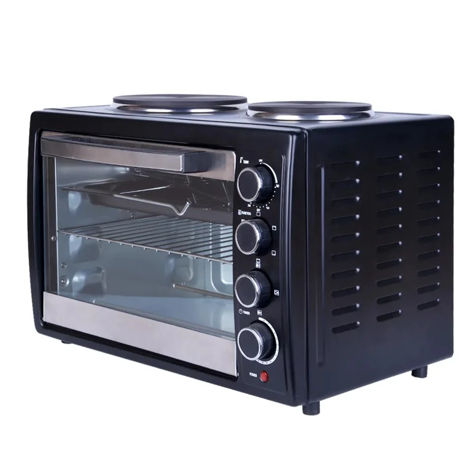 Horno tostador eléctrico de 45L con placa caliente Portable tabla grande casa sobremesa horno horno