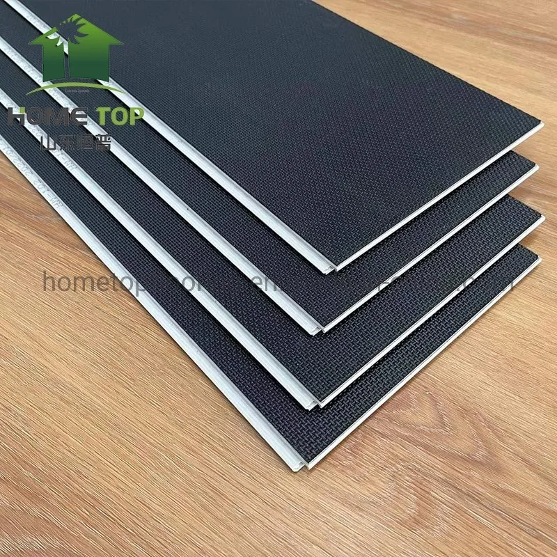 Hot Sale Vinyl Click Flooring Manufacturer 100% Waterproof Wood Grain Rigid Core Wooden Design Waterproof Click Spc PVC Plastic Vinyl Flooring