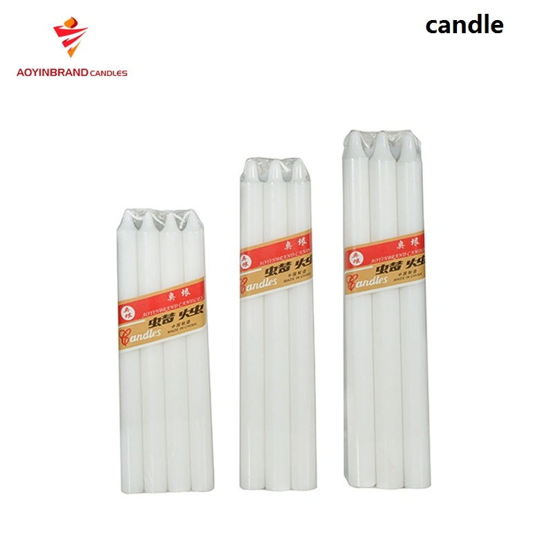 Small Size White Candle to Nigeria Shijiazhuang Candle Factory