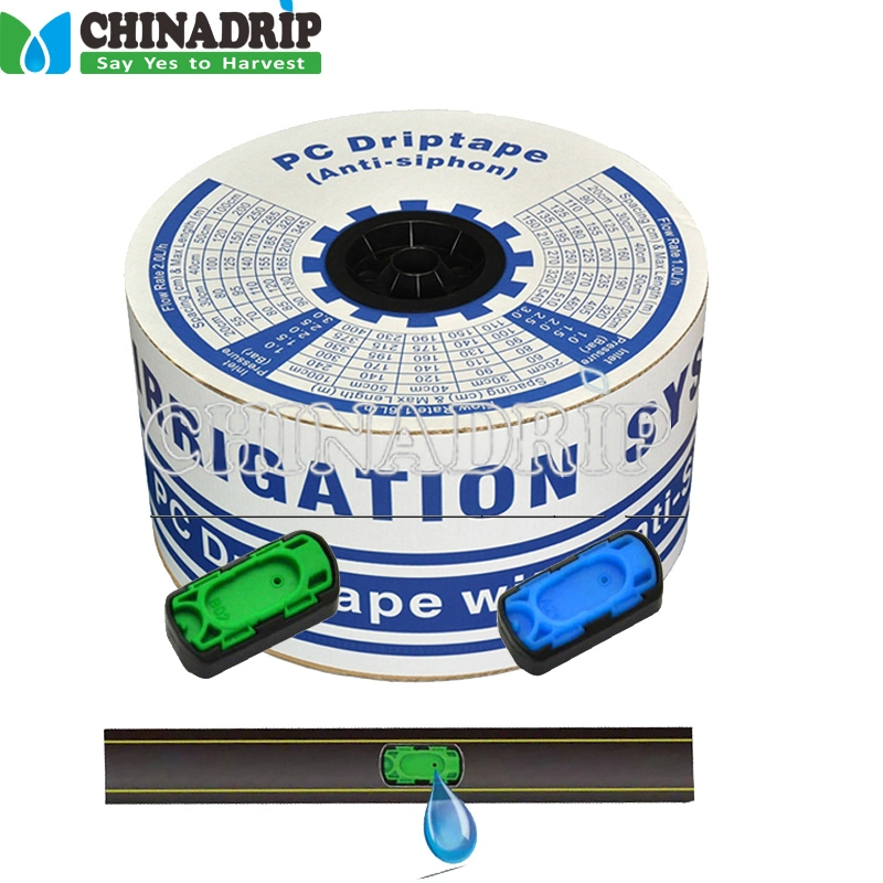 Système d'irrigation Tuyau goutte-à-goutte à compensation de pression avec bande goutte-à-goutte à compensation de pression et système d'irrigation souterrain anti-siphon