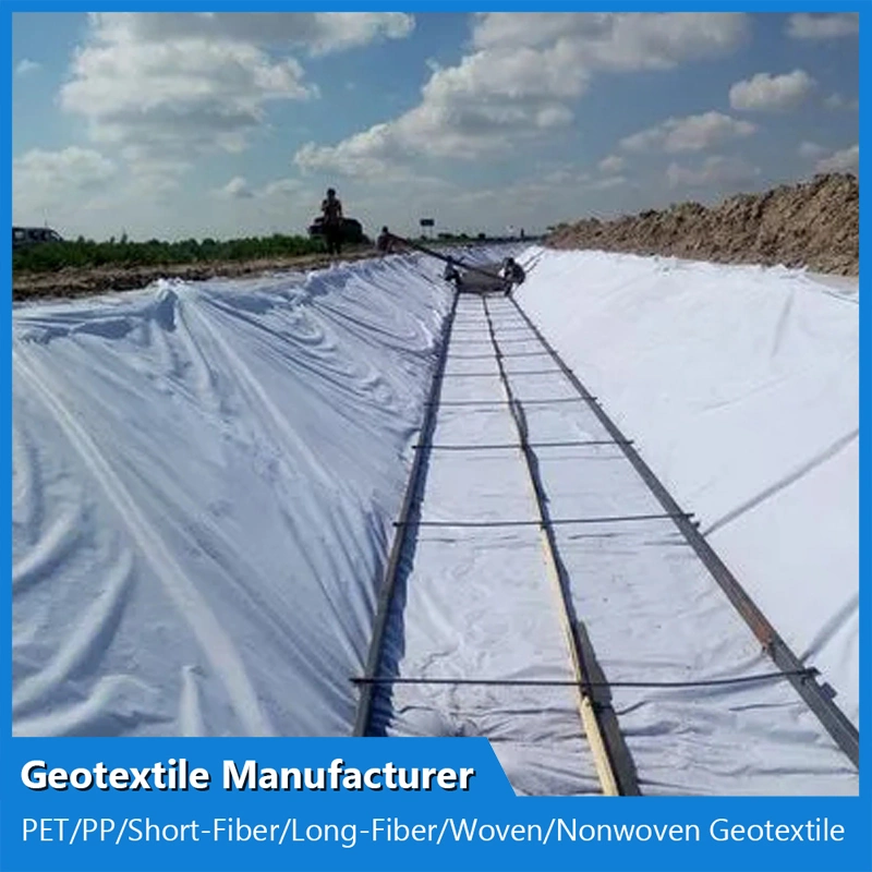 100g-800G/M2 Short Fiber PP Polypropylene Non Woven Geotextile Manufacturer