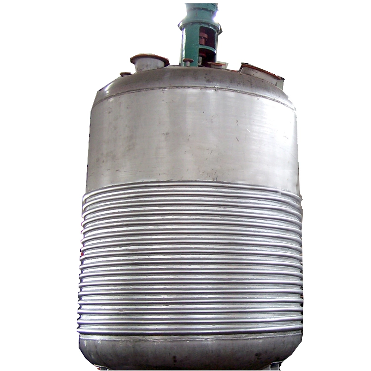 5000L de la bobina Limpet externa del tanque reactor químico para la resina de pegamento adhesivo/fundido/
