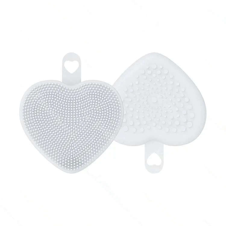 2 in 1multifunctional Heart-Shaped Facial Cleaning Brush Blackhead Cleaning Tool