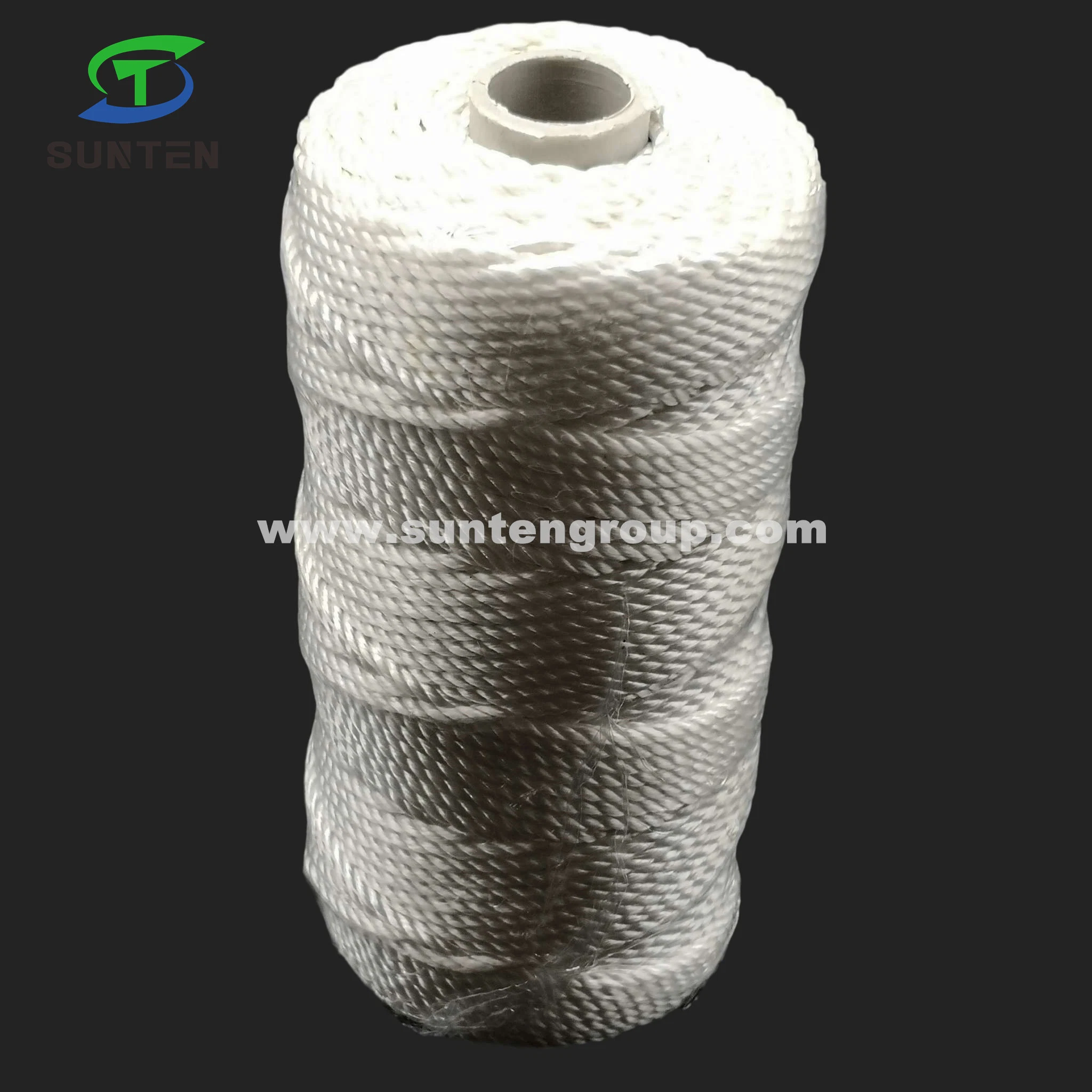 Factory Price High Tenacity White PE/PP/Polyester/Nylon/Polypropylene Plastic Twisted/Braided/Baler/Thread/Packing Line/Fishing Net Thread (210D/380D)