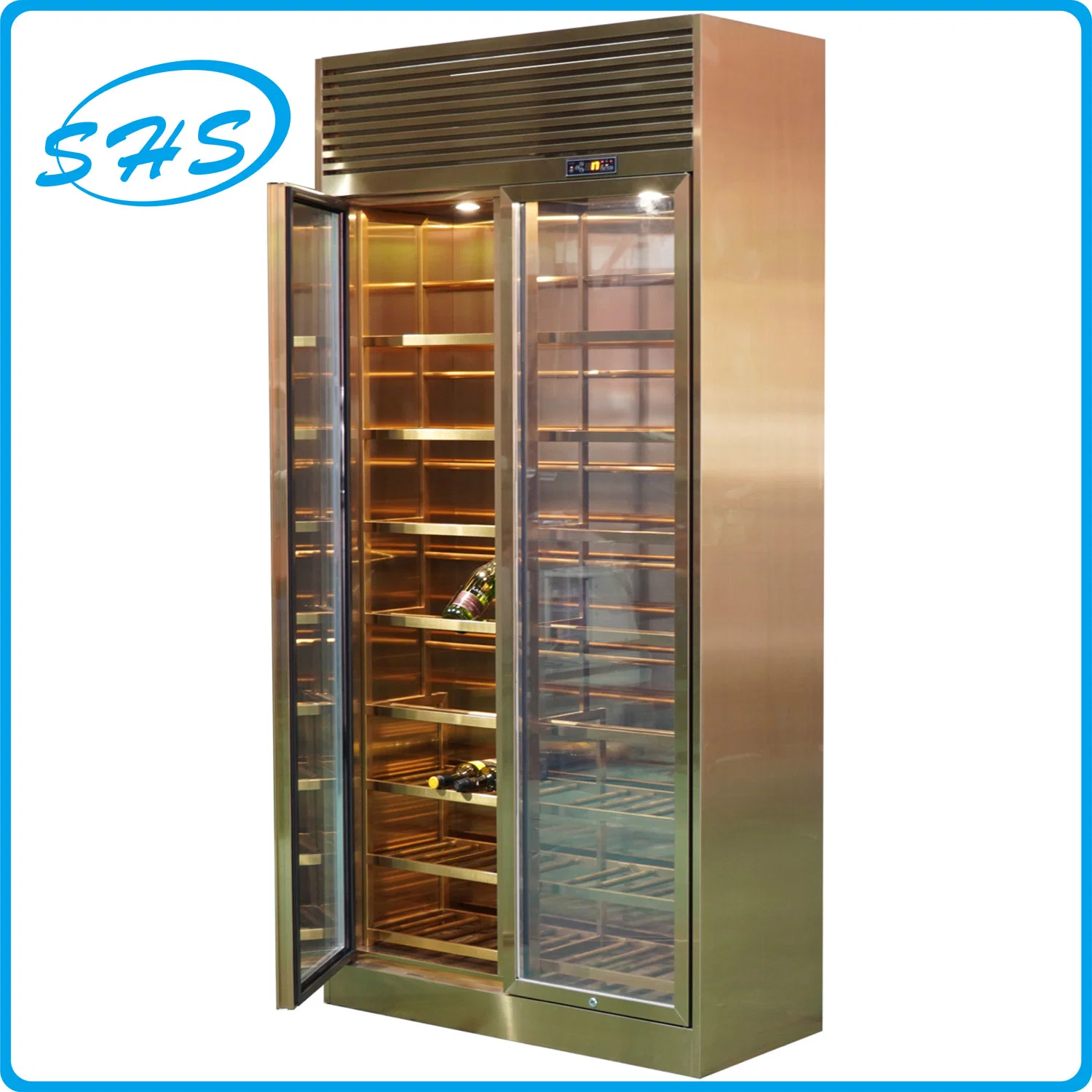 Stainless Steel Wine Storage Cabinet Can Be Adjusted The Temperature