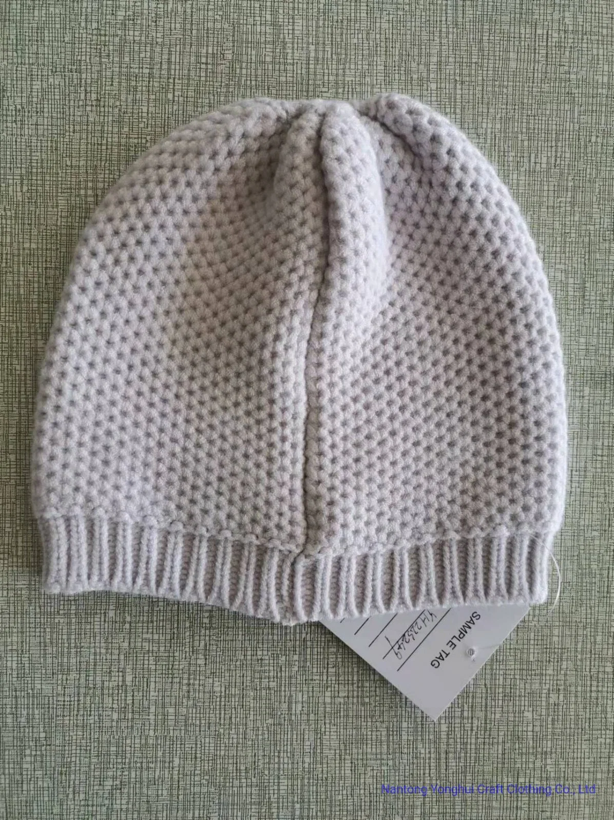 100% Cotton Knitted Baby Warm Beanie Cap