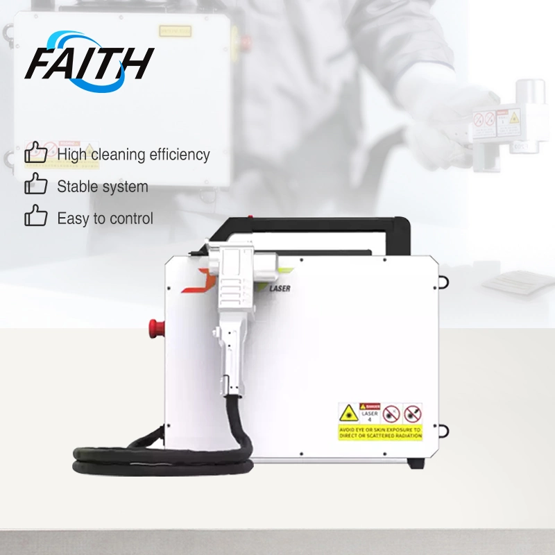 Faith Hot Selling Backpack Design High Cleaning Efficiency 50W for Rust on Metal