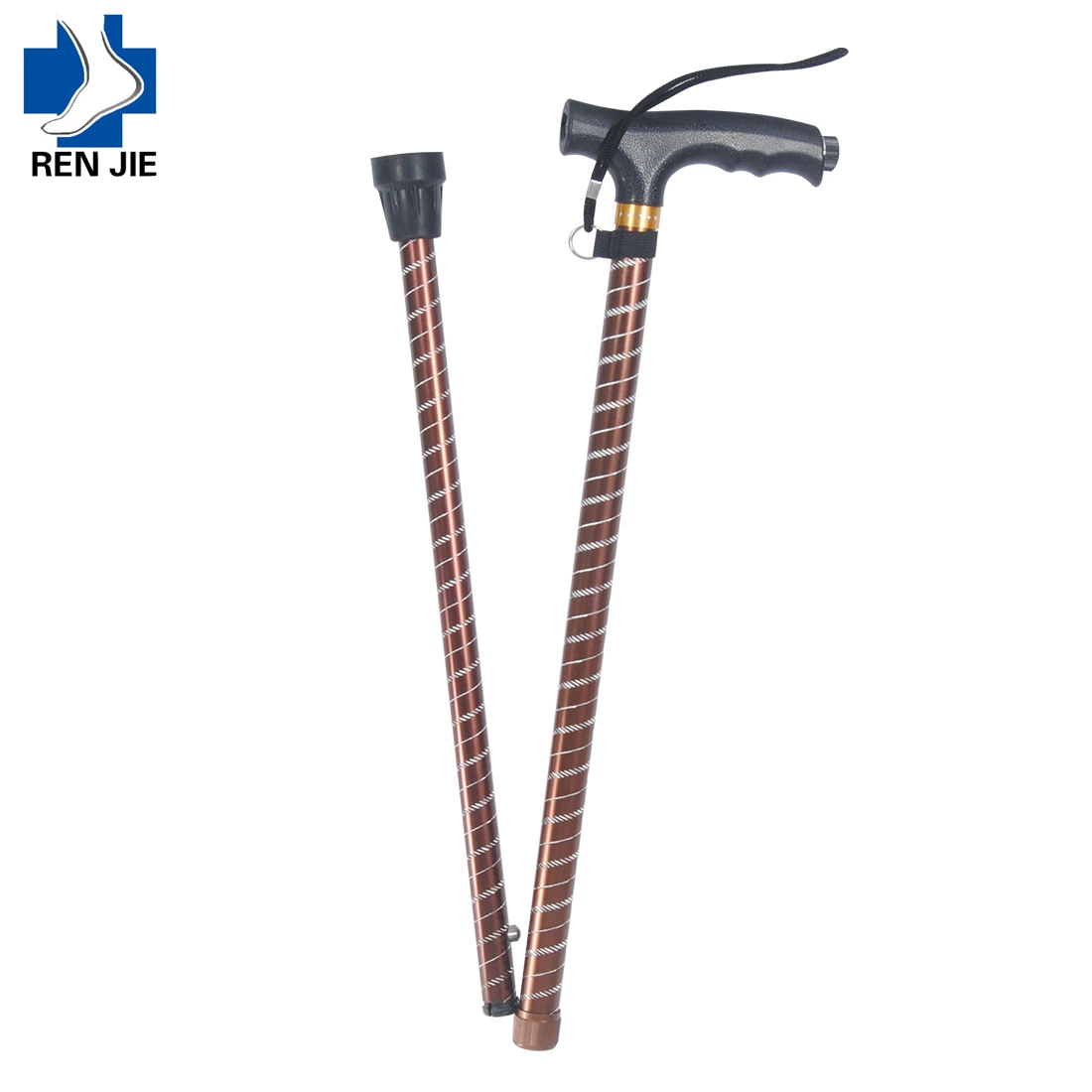 on Time Delivery Adjustable Walking Stick Resin Walking Cane Head OEM