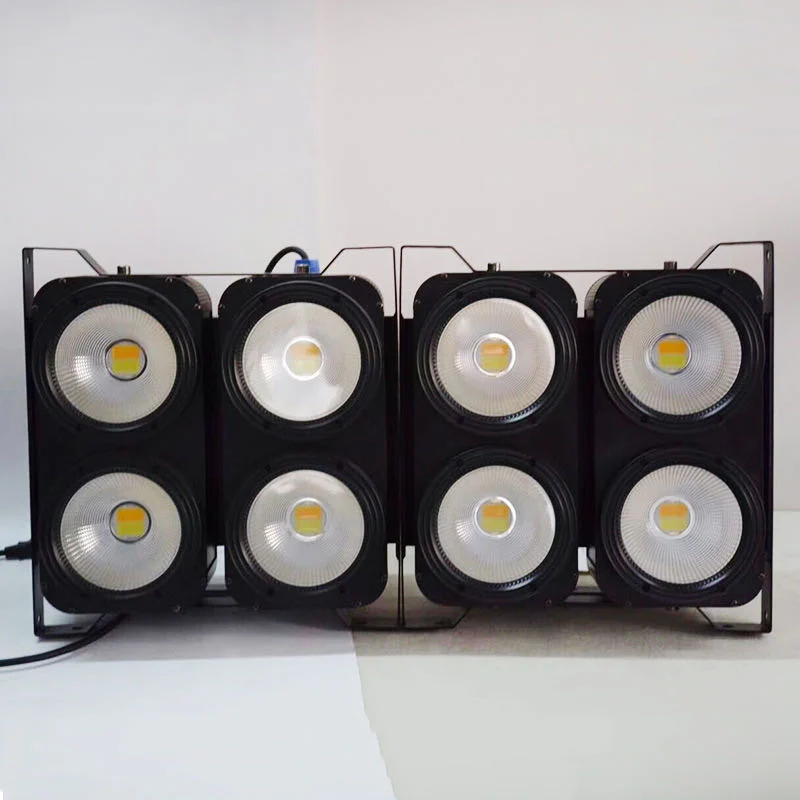 Dragonstage 4X100W CONDUIT COB Blinder lumière DMX 512 éclairage de scène.