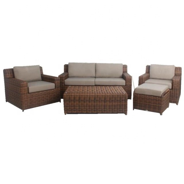 China Modern Aluminium Garden Home Hotel Patio Wicker Outdoor Sofa Furniture