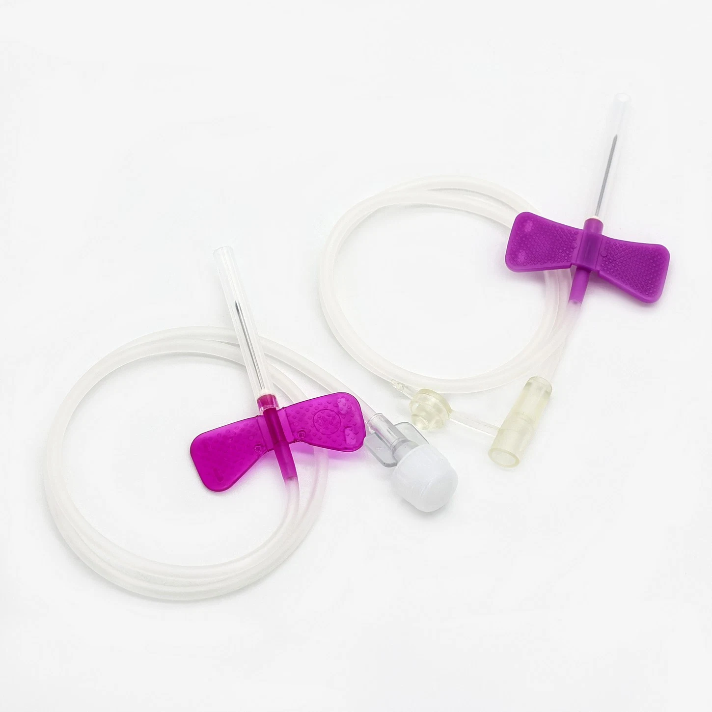 Medical Disposable Sterile Light Pain Luer Lock/Luer Slip IV Butterfly Injection Needle with Different Size