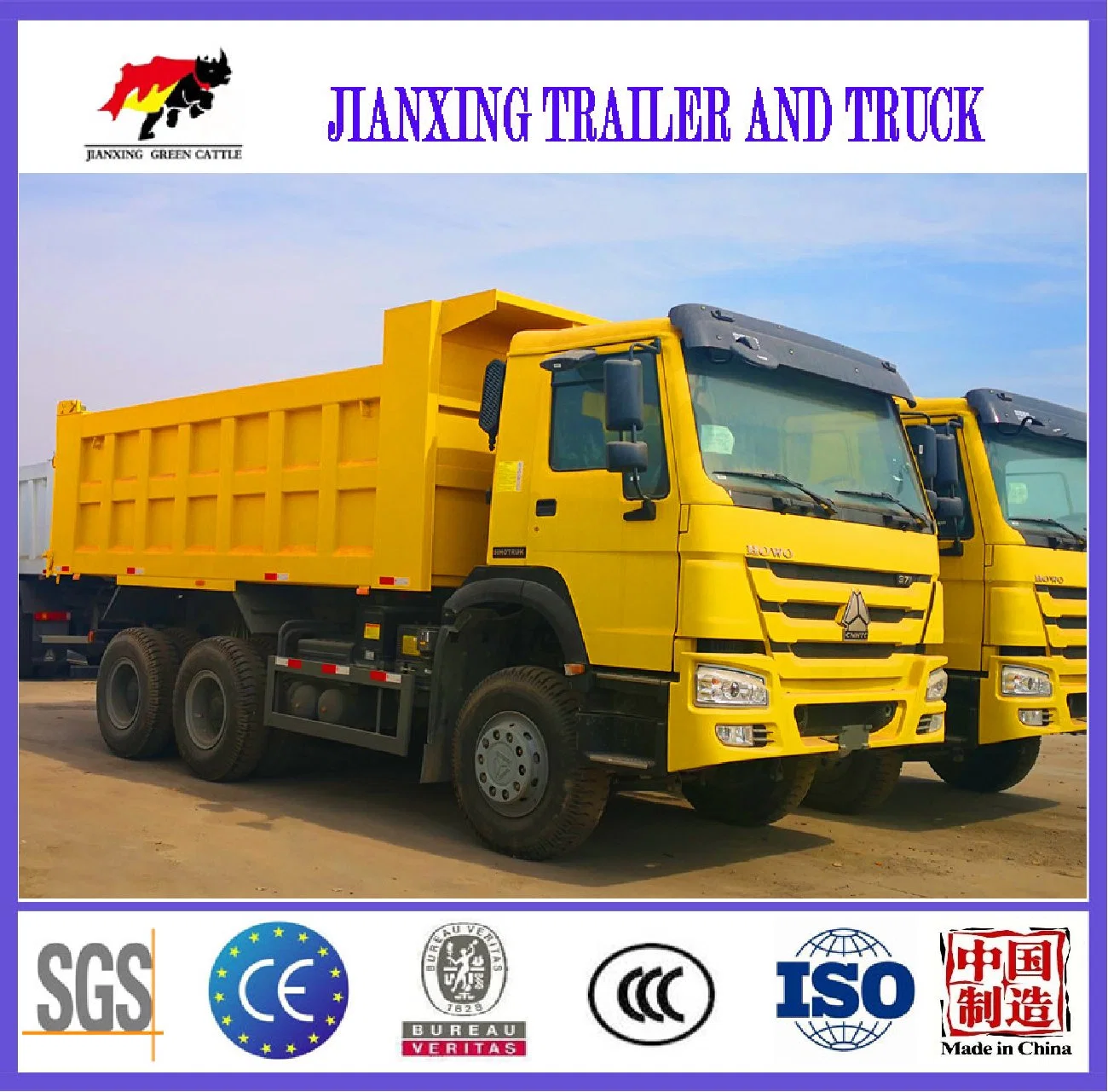 Used HOWO Dump Truck Heavy Truck HOWO Brand Urban Construction Muck Transportation 10 Diesel 31-40 Ton Euro 3 6X4 4 - 6L 15-20t