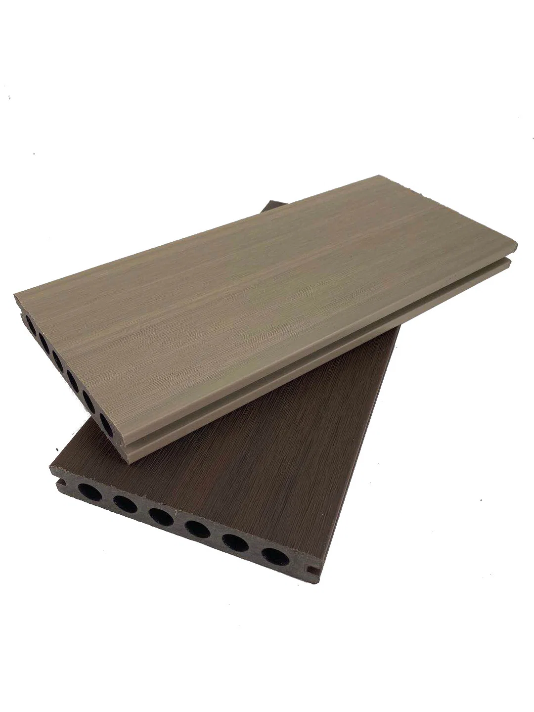 Factory Direct 3D Wood Grain WPC Wood Plastic Composite Decking Outdoor Garden Floorings Deckings