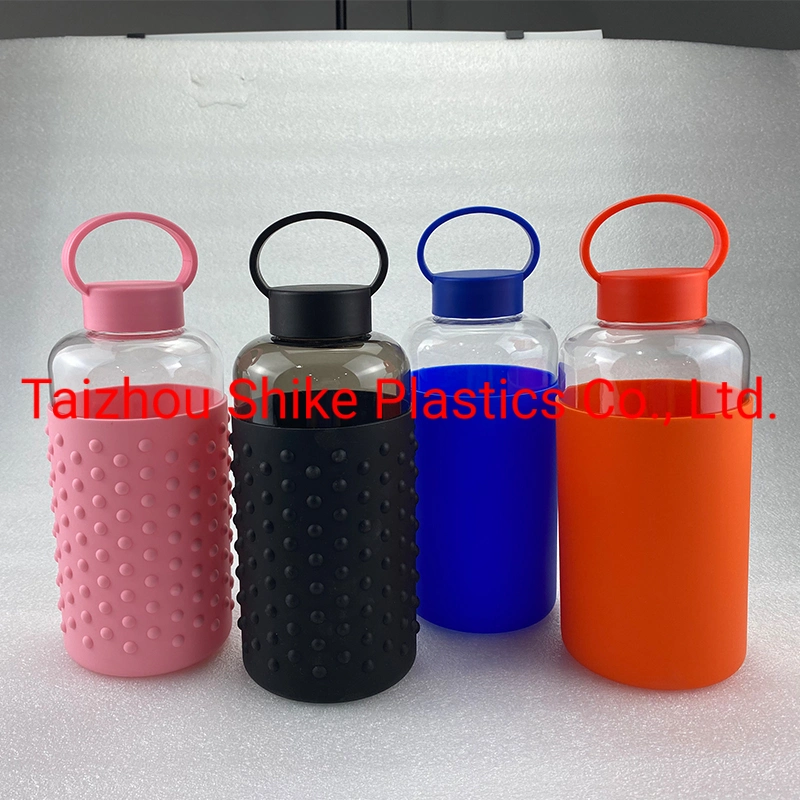 BPA Free Plastic 1L Big High Capacity Water Bottle Wide Mouth Tritan Travel Sport Water Bottle with Handle