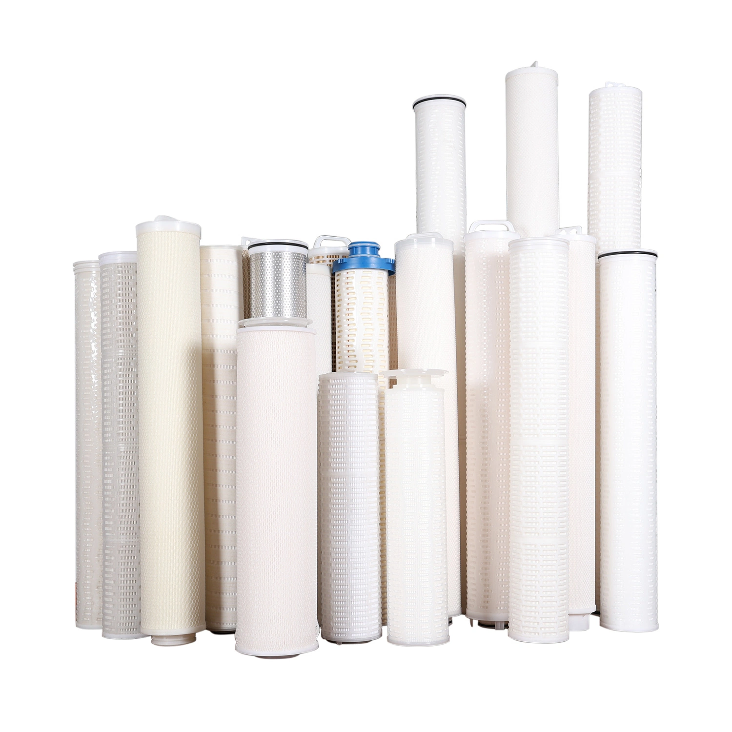 Industrial Wastewater Treatment Microporous High Flow Pleated Filter Elements 40 Inch 60 Inch Polypropylene PP Membrane Water Filter Cartridge