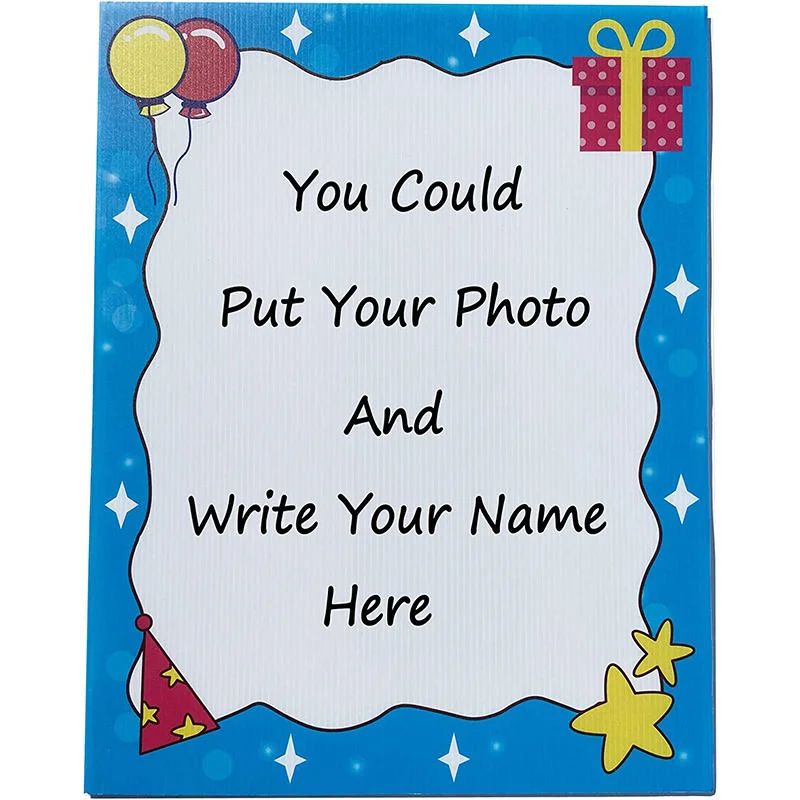 Outdoor Lawn Decorations Happy Birthday Party Yard Signs Birthday Party Supply