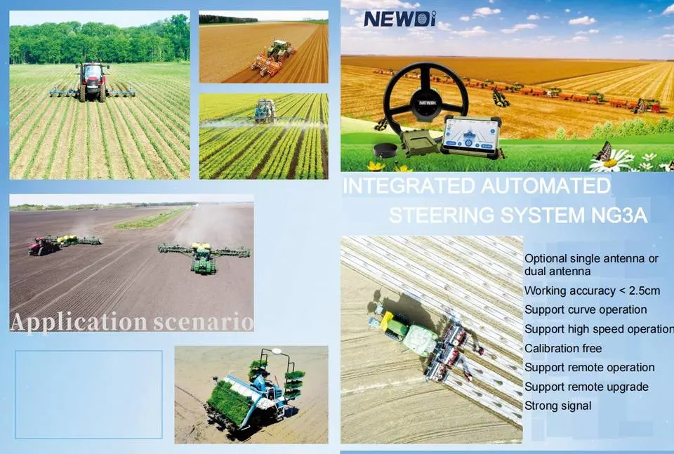 Time Saving and Low Energy Consumption Ng3a Auto Steering Tractor Guidance System for Agriculture