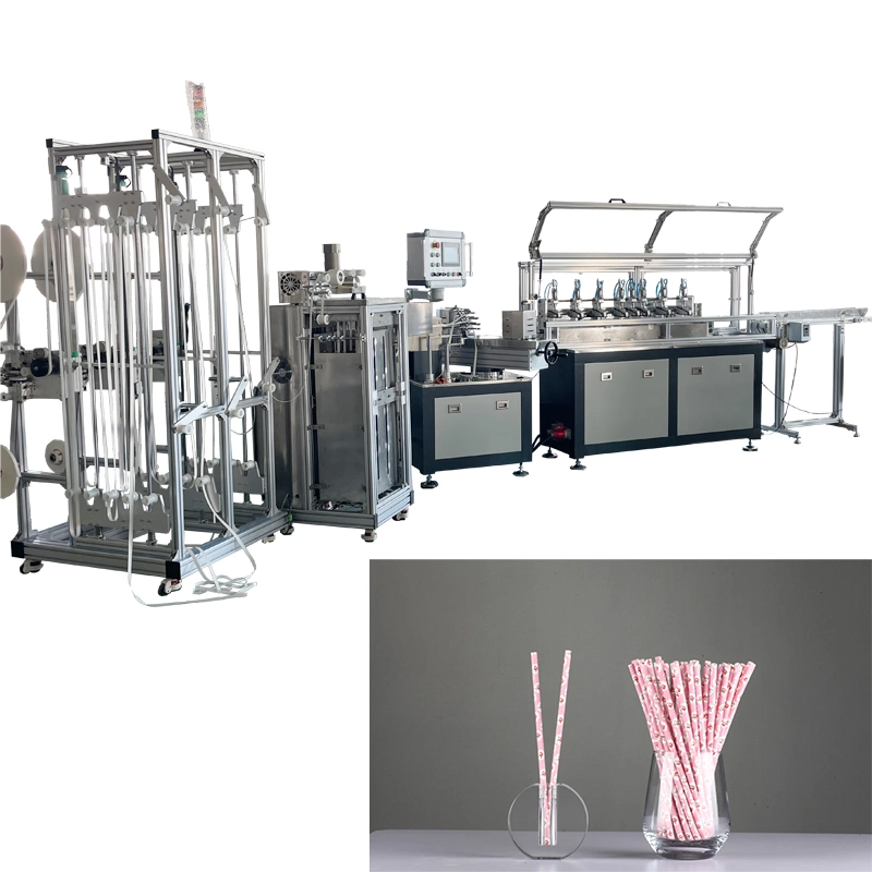 Drinking Paper Straw Machine Making Paper Straw Production Line