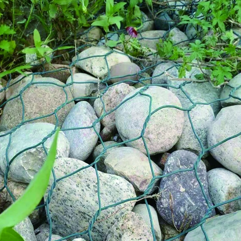 Banheira Médios Pedra Galvanizado Cage Gabião caixa cheia de rocha Gabião Cestas