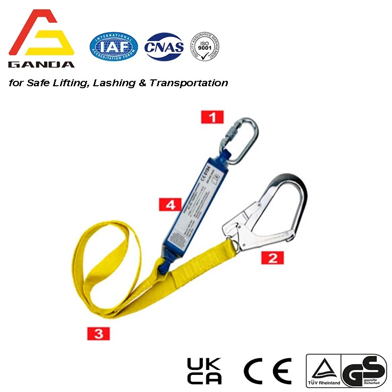 جسم كامل لعمال معدات الحماية من السقوط ANSI En361 الموردة حزام الأمان للتسلق مع شهادة حبل العنق للتشييد