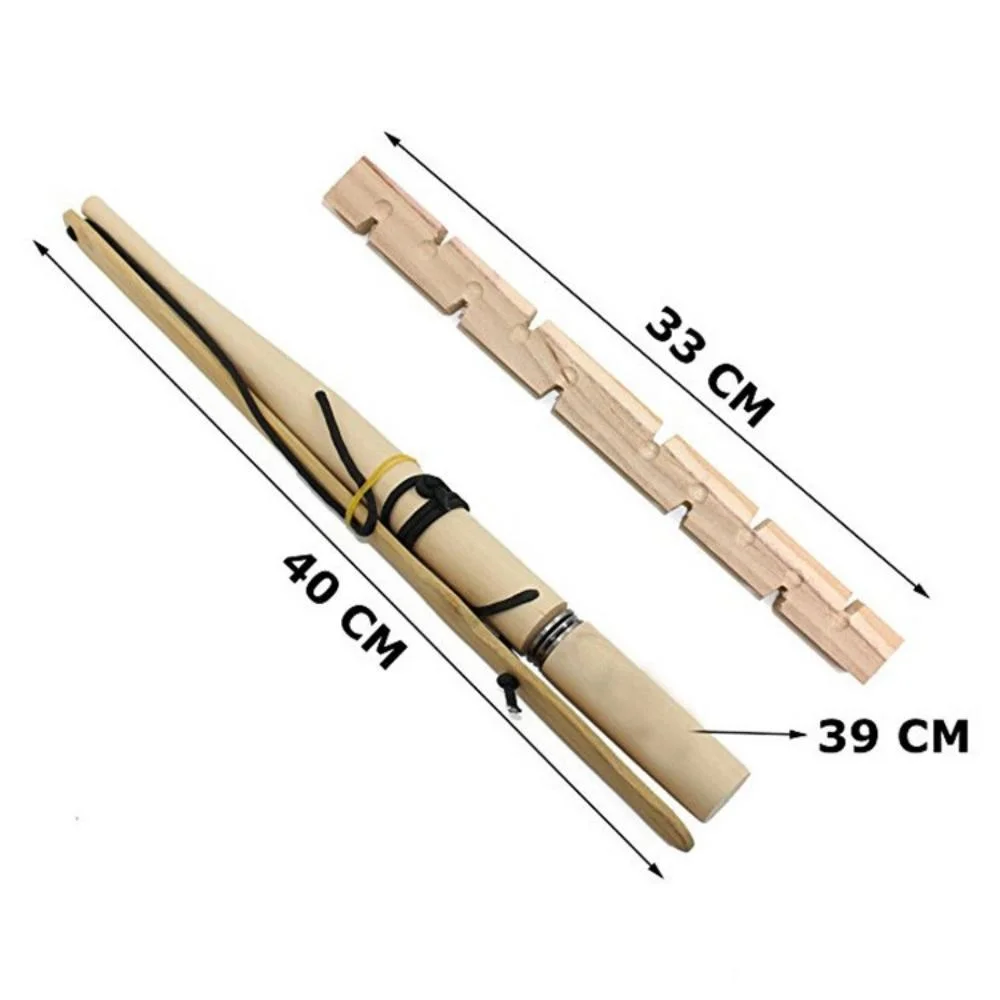 Ferramenta de criação de fogo Bow Drill Kit Fire Starter madeira primitiva Jogo de partida de emergência de combate a incêndios de sobrevivência de ferramentas de fricção Wyz22049 ao ar livre