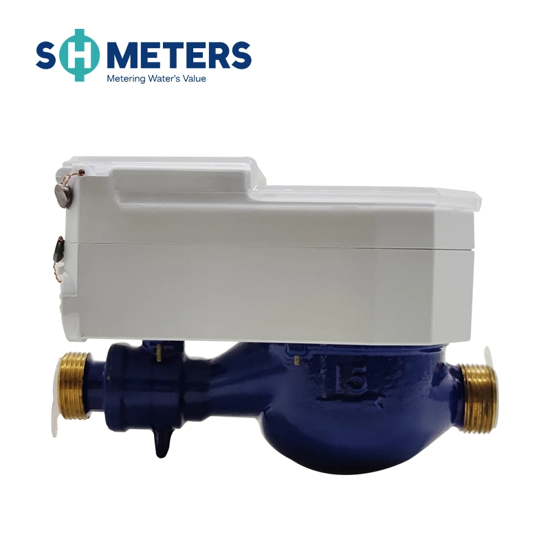 DN15~DN25 Integrated Keypad Sts Prepayment Smart Water Meters with Valve Controling