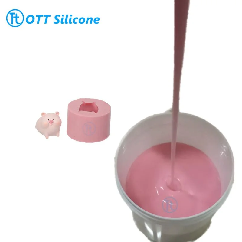 00-50 dureza RTV-2 borracha de silicone líquida para a fabricação de moldes em silicone