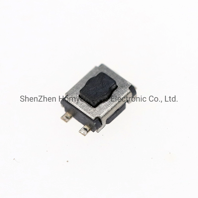 China Hochwertige Hersteller Touch Switch 3X4X2.0 Patch Four Leg Patch Pflaumenblüte Tact Switch mit 3,5 * 4,6 * 2,5mm vier Pin schwarz Basis weiße Taste SMD