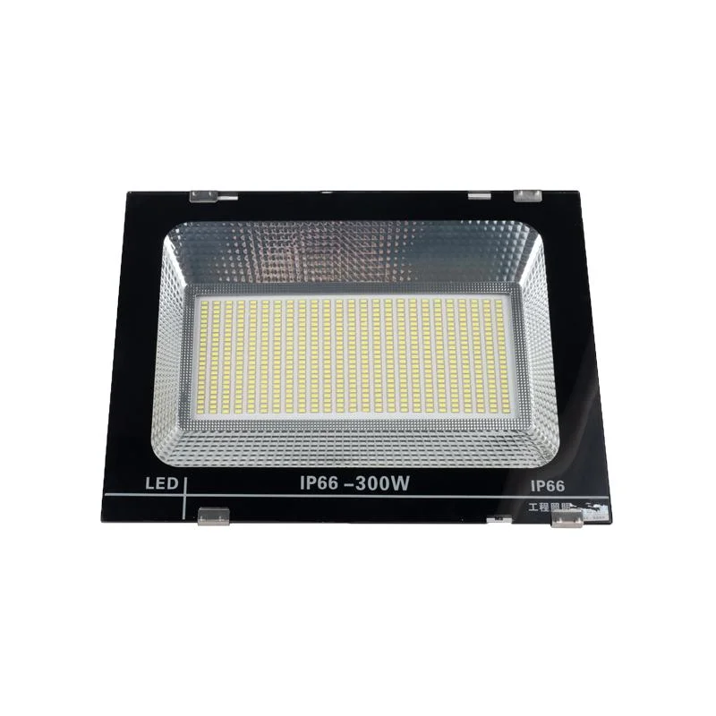 SMD de alta potencia 70W 100W 150W 300W 400W LVD RoHS CE Farol LED al aire libre con carcasa negra