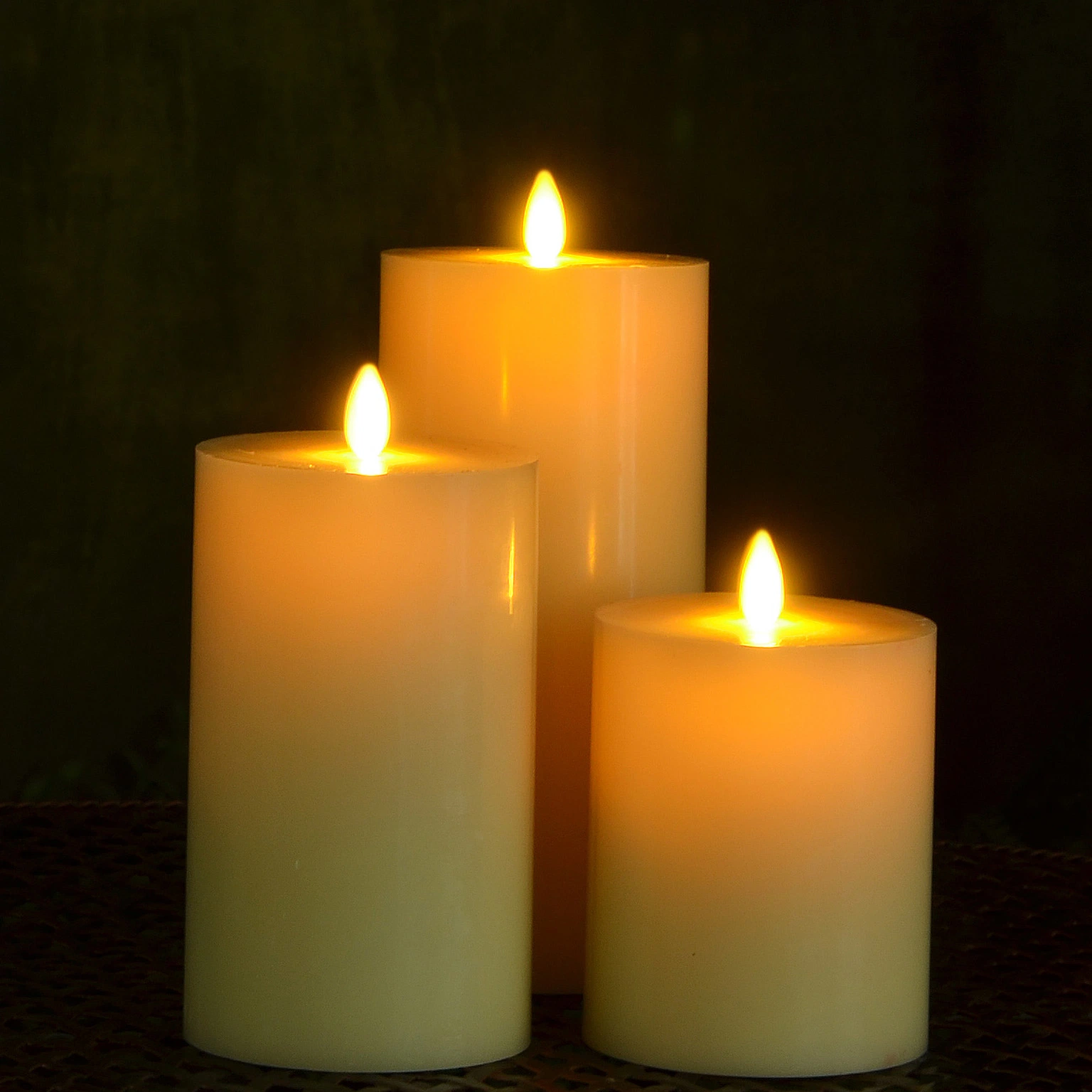 Praktische Fernbedienung LED-Kerzenleuchten, um Ihr Dekor zu heben
