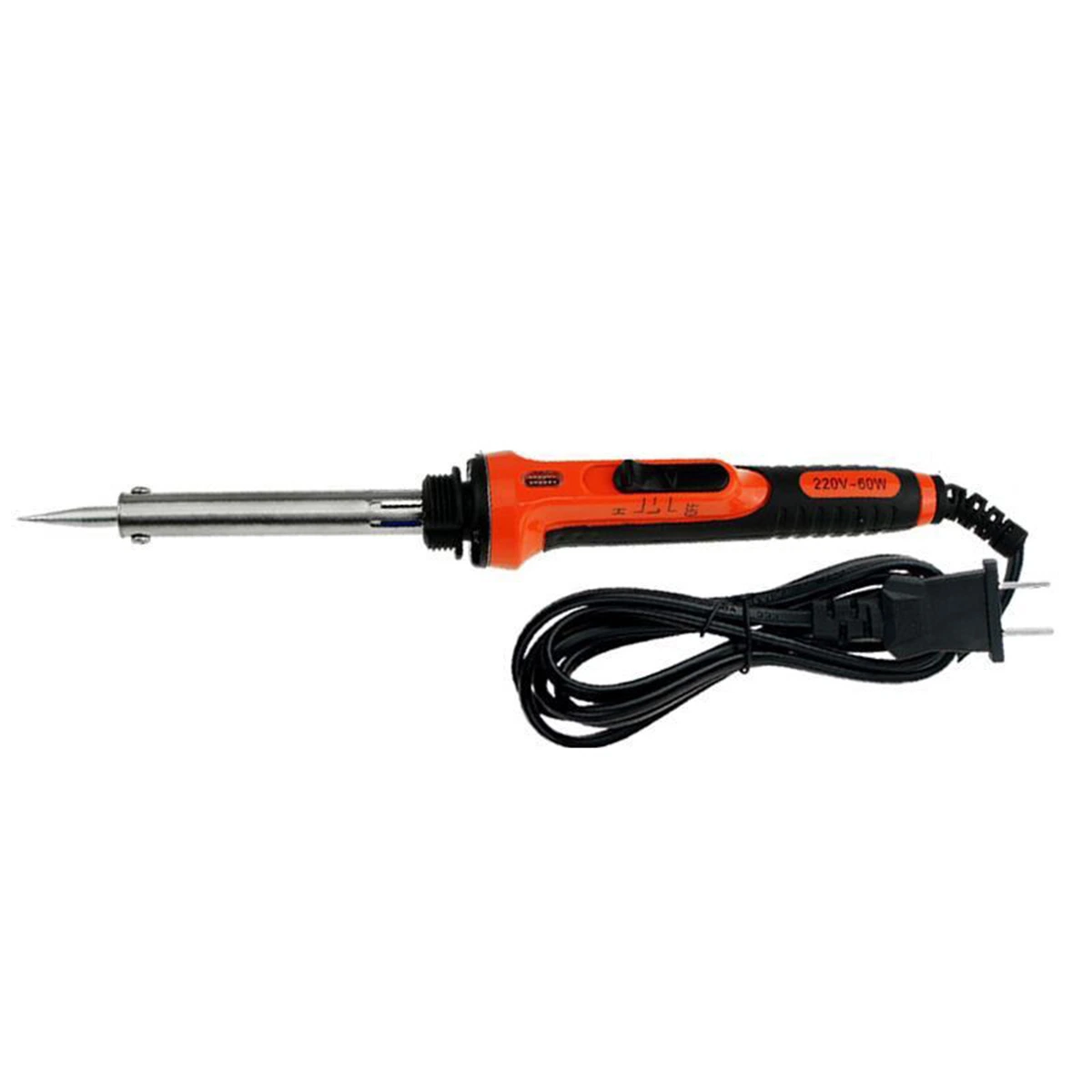 60W Adjustable Temperature LCD Digital Display Electric Soldering Iron with Lead Free Stainless Steel Tip