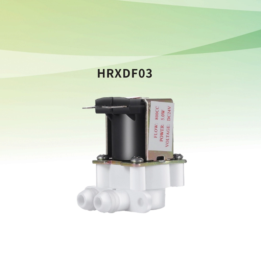 Quick-Connect 3/8" Solenoid Valve 24V DC Universal RO Water Purifier Inlet Electric Water Valve Normally Closed Type