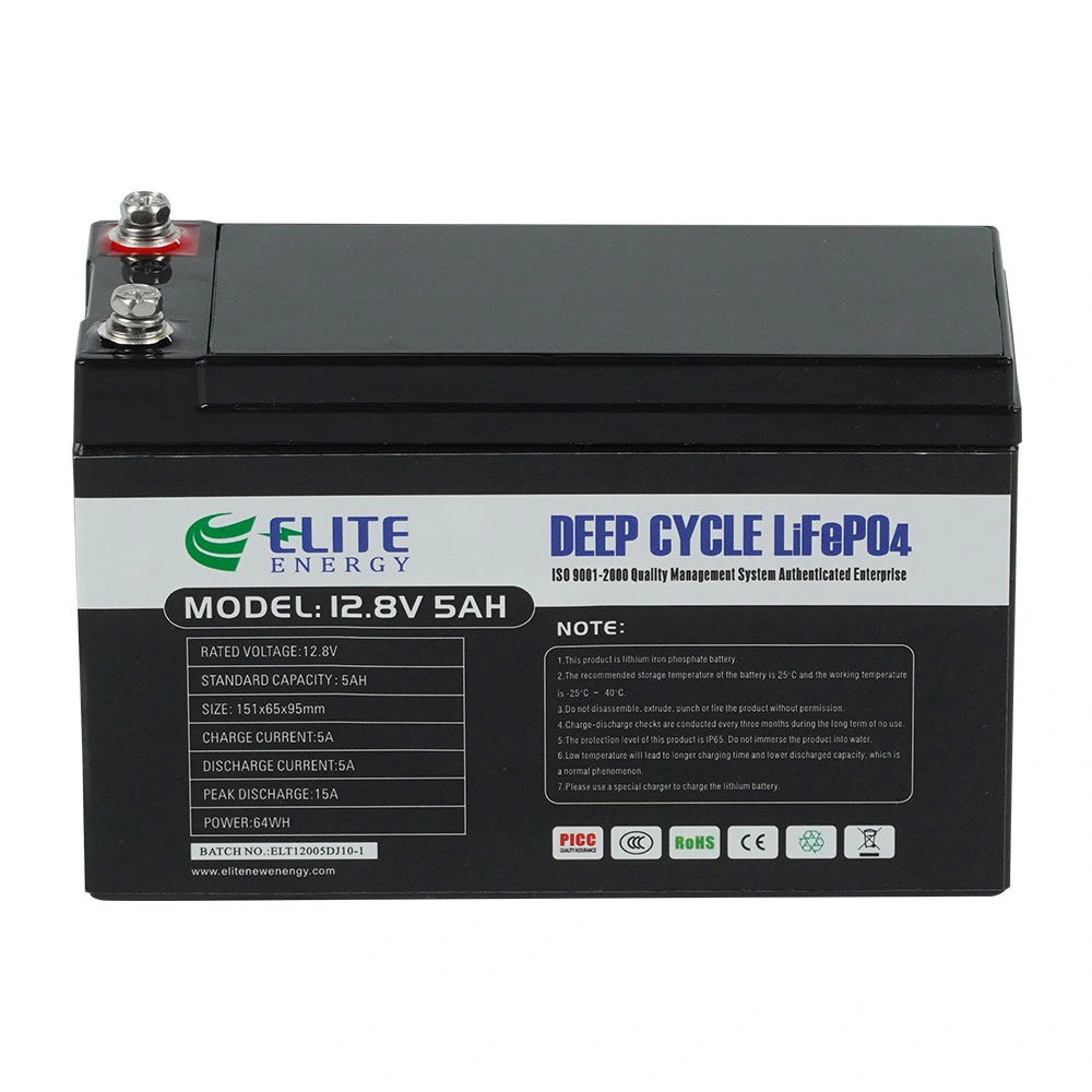 Elite LiFePO4 Motorcycle Battery 12V 5ah Electric Motor Lithium Battery Motorcycle Battery Pack Motorcycle Lithium Li-ion Battery with Bluetooth