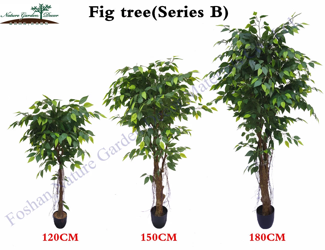 معمل بانيان كبير ذو لون أبيض بطول 10 أقدام للديكور أبيض مصطنع شجرة ficus