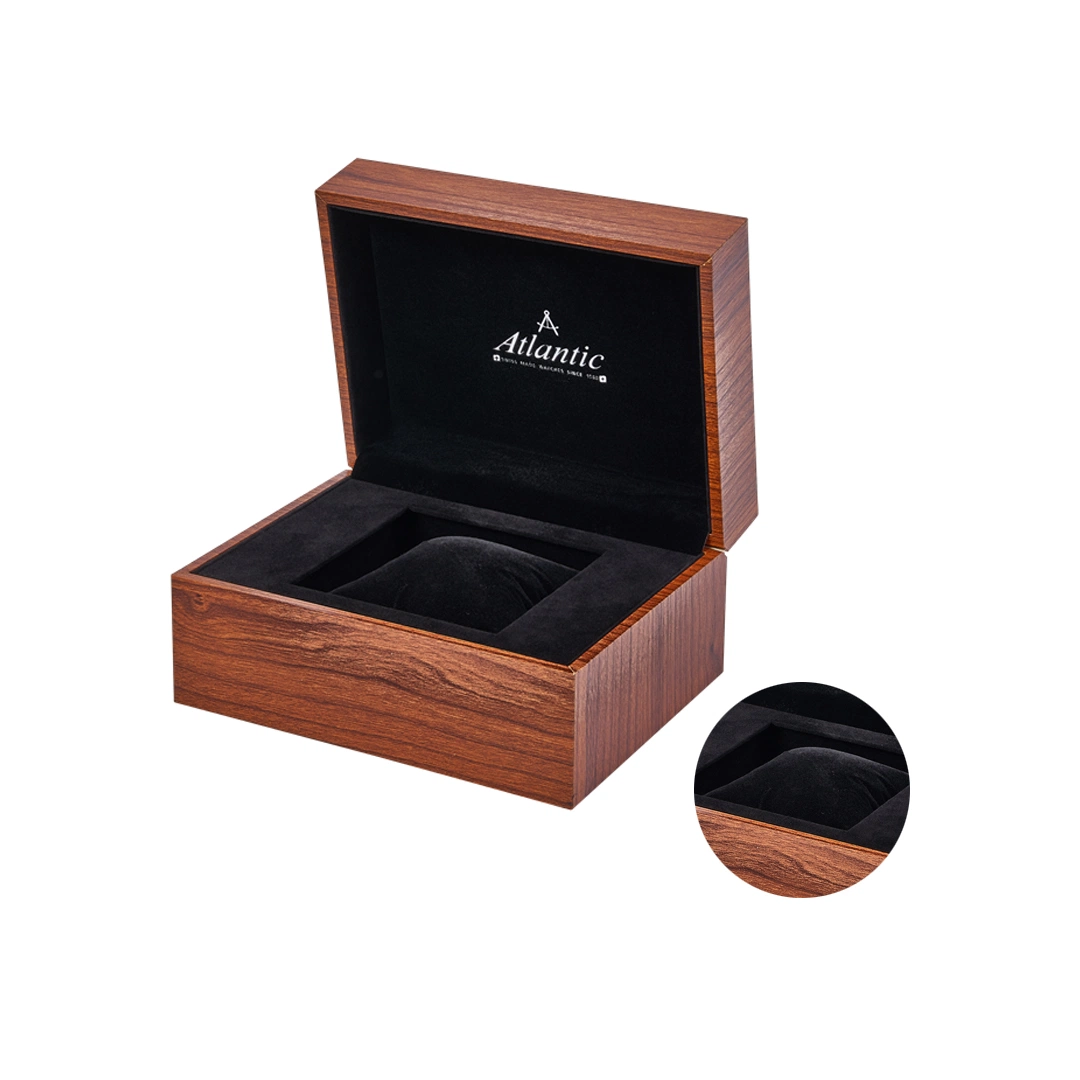 Wristwatches Case Luxury Custom Logo Wristwatch Packing Wooden Watch Box